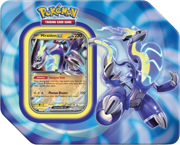 Pokémon TCG: Paldea Legends Tin (Miraidon ex)