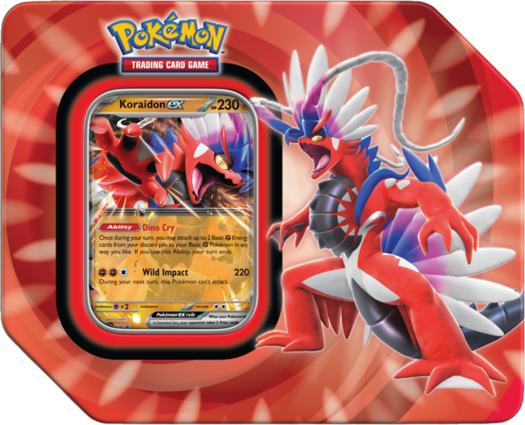 Pokemon TCG: Paldea Legends Tin - Koraidon ex